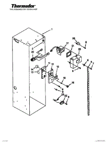 07 - Refrigerator Liner parts for Thermador Refrigerator TSS42QBW from AppliancePartsPros.com