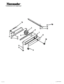 08 - Freezer Control Panel parts for Thermador Refrigerator TSS42QBW from AppliancePartsPros.com