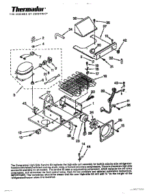 21 - Upper Unit parts for Thermador Refrigerator TSS42QBW from AppliancePartsPros.com