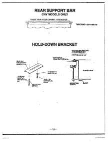 24 - Rear Support Bar & Hold-Down Bracket parts for Thermador Refrigerator TSS42QBB from AppliancePartsPros.com