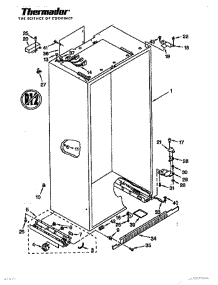 05 - Cabinet Page 3 parts for Thermador Refrigerator TSS48QBW from AppliancePartsPros.com