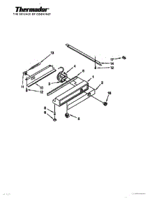 08 - Freezer Control Panel parts for Thermador Refrigerator TSS48QBB from AppliancePartsPros.com