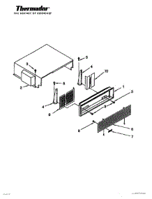 13 - Top Grille & Unit Cover Page 2 parts for Thermador Refrigerator TSS48QBB from AppliancePartsPros.com
