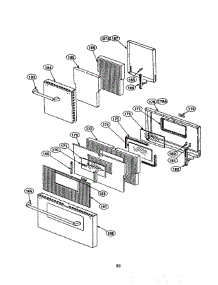 38 - Door parts for Thermador Range PRSE484GGS from AppliancePartsPros.com