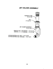 49 - Jet Holder Assembly parts for Thermador Range PRSE484GGS from AppliancePartsPros.com