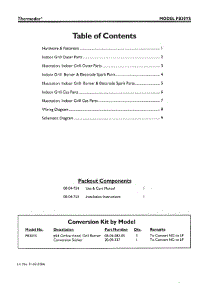 02 - Packout & Conversion Kit parts for Thermador PB30YS from AppliancePartsPros.com