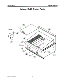 04 - Outer Parts parts for Thermador PB30YS from AppliancePartsPros.com