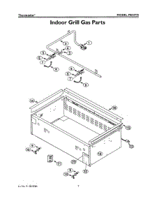 06 - Gas Parts parts for Thermador PB30YS from AppliancePartsPros.com