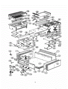 06 - Burner Box parts for Thermador Cooktop GPS364GDS from AppliancePartsPros.com