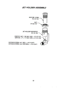 33 - Jet Holder Assembly parts for Thermador Cooktop GPS366S from AppliancePartsPros.com