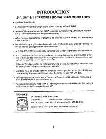 02 - Introduction parts for Thermador Cooktop GPS486GDS from AppliancePartsPros.com