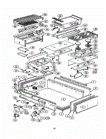 18 - Burner Box parts for Thermador Cooktop GPS486GLS from AppliancePartsPros.com