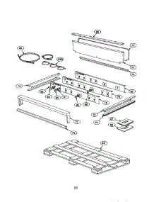 22 - Control Panel parts for Thermador Cooktop GPS486GLS from AppliancePartsPros.com