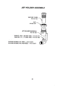 33 - Jet Holder Assembly parts for Thermador Cooktop GPS486GLS from AppliancePartsPros.com