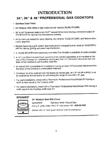 02 - Introduction parts for Thermador Cooktop GP24WKS from AppliancePartsPros.com