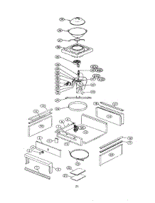 30 - Burner Box parts for Thermador Cooktop GP24WKS from AppliancePartsPros.com