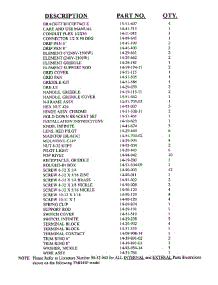 03 - Cooktop parts for Thermador Cooktop TMH45PB from AppliancePartsPros.com