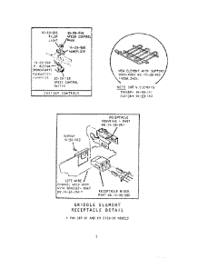 07 - Griddle Element Receptacle parts for Thermador Cooktop CV2136-01 from AppliancePartsPros.com