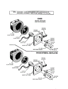 11 - Integral Ventilators parts for Thermador Cooktop CV2136-01 from AppliancePartsPros.com