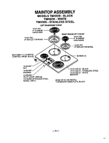 08 - Maintop Assy - Tmh30 parts for Thermador Cooktop TMHCV36GS from AppliancePartsPros.com
