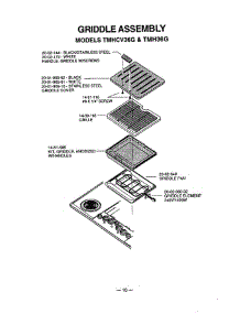 10 - Griddle - Tmhcv36 & Tmh36 parts for Thermador Cooktop TMHCV36GB from AppliancePartsPros.com