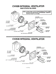 17 - Integral Ventilator parts for Thermador Cooktop TMH36GS from AppliancePartsPros.com