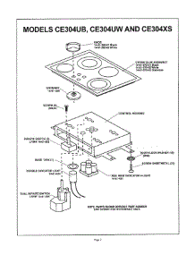 03 - Control Panel parts for Thermador Cooktop CE304XS from AppliancePartsPros.com