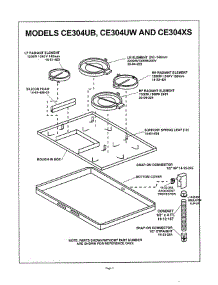 04 - Burner Box parts for Thermador Cooktop CE304XS from AppliancePartsPros.com