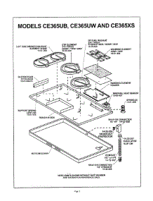 05 - Burner Box parts for Thermador Cooktop CE365XS from AppliancePartsPros.com