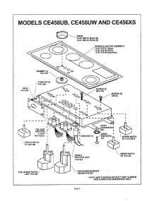 06 - Control Panel parts for Thermador Cooktop CE456UW from AppliancePartsPros.com