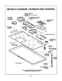 07 - Burner Box parts for Thermador Cooktop CE456UW from AppliancePartsPros.com