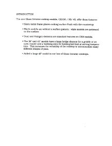 02 - Introduction parts for Thermador Cooktop CER30QB from AppliancePartsPros.com