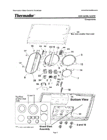 04 - Components parts for Thermador CEM365ZW from AppliancePartsPros.com
