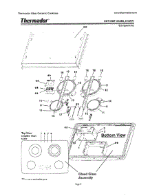 08 - Components parts for Thermador CET304ZW from AppliancePartsPros.com