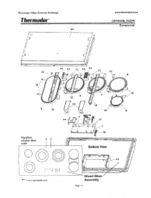 12 - Components parts for Thermador CEP456ZB from AppliancePartsPros.com
