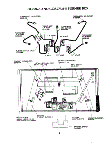 07 - Ggs36-5 & Ggscv36-5 Burner Box parts for Thermador Cooktop GGS30W from AppliancePartsPros.com