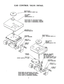 10 - Gas Control Valve parts for Thermador Cooktop GGSCV365 from AppliancePartsPros.com