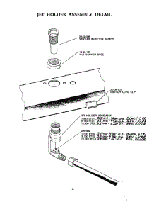 11 - Jet Holder Assembly parts for Thermador Cooktop GGSCV30W from AppliancePartsPros.com