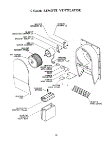15 - Remote Ventilator parts for Thermador Cooktop GGS36W from AppliancePartsPros.com