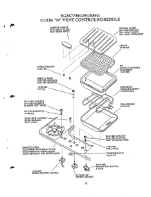 09 - Sgscv36g, Sgs36g Cook N Vent / Griddle parts for Thermador Cooktop SGSCV36GW from AppliancePartsPros.com
