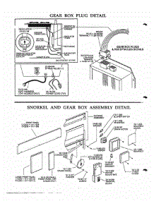 14 - Gear Box Plug, Snorkel & Gear Box parts for Thermador Cooktop SGS36GB from AppliancePartsPros.com