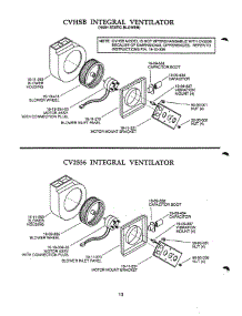 16 - Integral Ventilator parts for Thermador Cooktop SGS30W from AppliancePartsPros.com