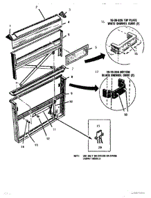 04 - Snorkel parts for Thermador Cooktop CCV36 from AppliancePartsPros.com