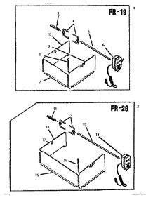 05 - Rotisserie parts for Thermador Grill & Smoker CGB19 from AppliancePartsPros.com