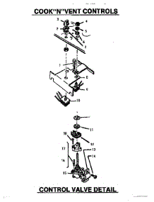 03 - Control Valve parts for Thermador Cooktop GG3001 from AppliancePartsPros.com