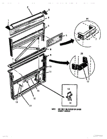 07 - Ventilator Intake parts for Thermador Cooktop GG3001 from AppliancePartsPros.com