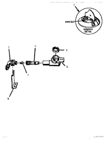 05 - Jet Holder Assembly parts for Thermador Cooktop GG3002 from AppliancePartsPros.com