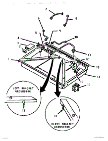 02 - Burner Box parts for Thermador Cooktop GG3601 from AppliancePartsPros.com