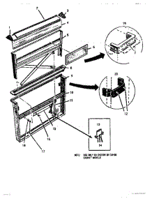 06 - Ventilator Intake parts for Thermador Cooktop GG3601 from AppliancePartsPros.com