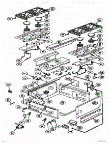 02 - Burner Box parts for Thermador Range PRSG304 from AppliancePartsPros.com